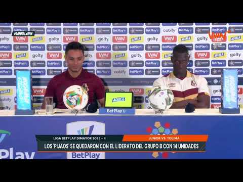 Rueda de prensa de Tolima previa a la final vuelta de la Liga BetPlay Dimayor 2025-II