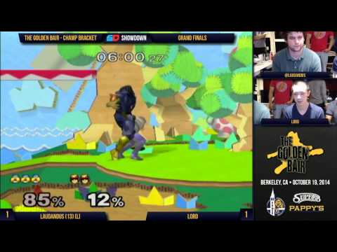 The Golden Bair - Champ Bracket - Grand Finals: Laudandus (Sheik) vs Lord (C. Falcon)