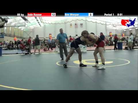 Jade Rauser vs. Ben Morgan at 2013 ASICS University Nationals - FS