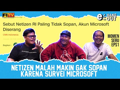 POPON KEROK, ALDO & YUDHA KHAN | Alasan Kenapa Netizen Indonesia Gak Sopan | E-HANGOUT EPS 01 SEG 2