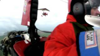 preview picture of video 'Learning to fly a microlight - Gower Peninsula, Wales'