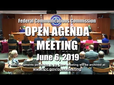 Open Commission Meeting - June 2019 (without press conference)