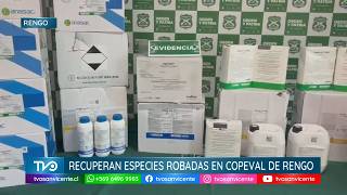 Carabineros recupera especies sustraídas en robo con intimidación en Rengo