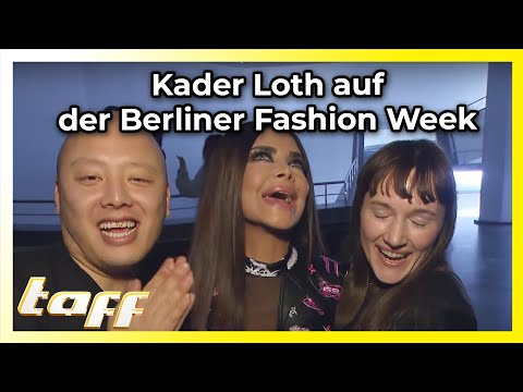 A big moment for Kader Loth! "Queen of Reality" models at Berlin Fashion Week
