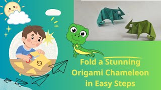 Fold a Stunning Origami Chameleon in Easy Steps