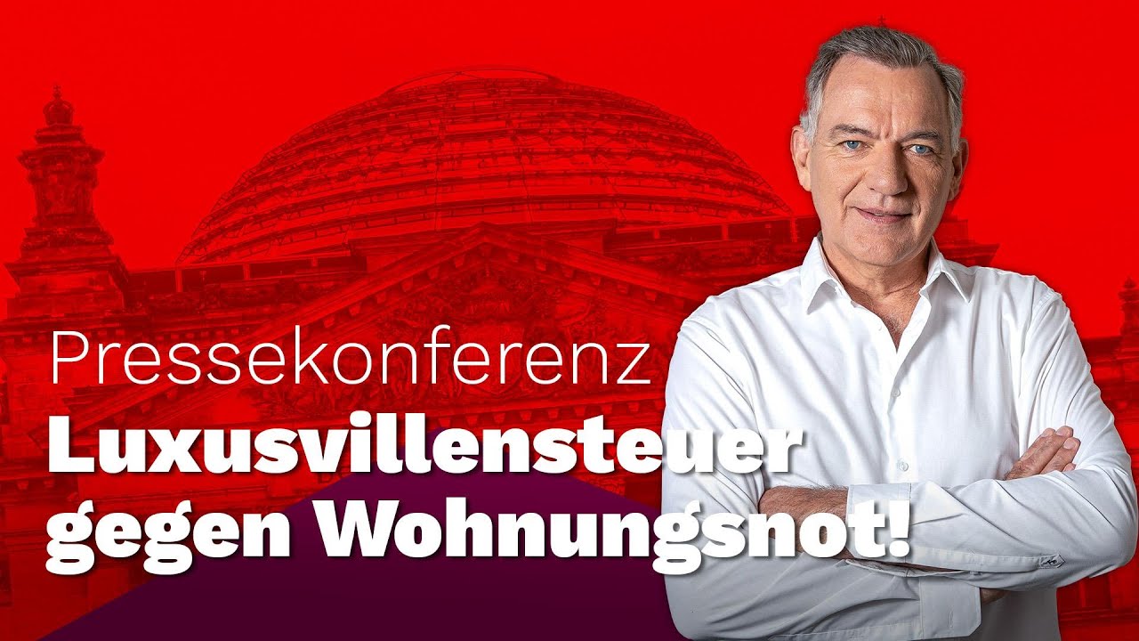 Bezahlbare Wohnungen für alle statt Luxus für wenige! Pressekonferenz mit Jan van Aken