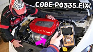 FIX CODE P0335 2.4 DODGE DART, CHRYSLER 200 JEEP CHEROKEE RENEGADE COMPASS,FIAT 500X, PROMASTER CITY