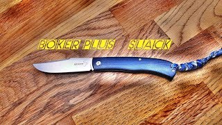 Böker Plus Slack  01BO065 Slipjoint Taschenmesser 42a konform