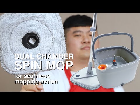 Dual Chamber Spin Mop