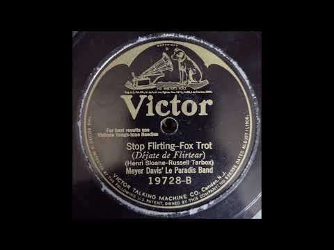 Stop Flirting - Meyer Davis' Le Paradis Band