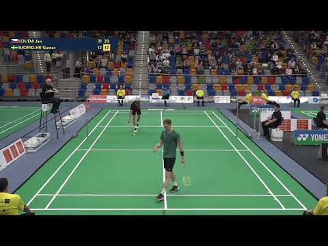 Match point - Jan Louda vs Gustav Bjorkler - MS, SF - Czech Open 2023
