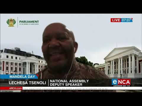 Parliament celebrates Nelson Mandela