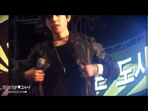 Teen Top (직캠) 120421 고양 K-POP♥창조 자켓탈의_그누나