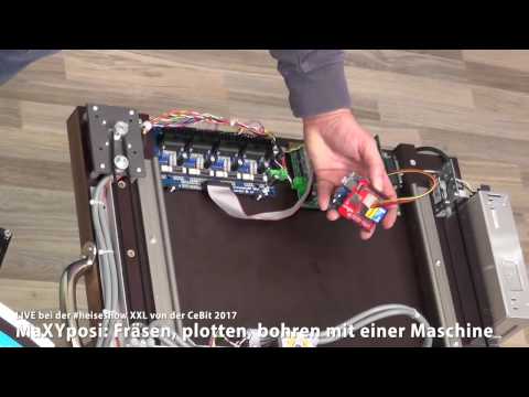 #heiseshowXXL: MaXYposi: Fräsen, plotten, bohren mit einer Maschine