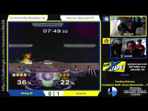 SW24 Winners' R1 - Mining Elf (Fox/Jigglypuff) vs tenbutts (Peach)