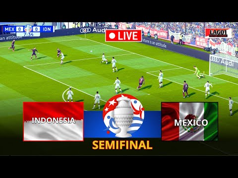 INDONESIA vs MEXICO Hari Ini | Semifinal Copa Amerika 2025 | Selangkah Ke Final | Virtual Match