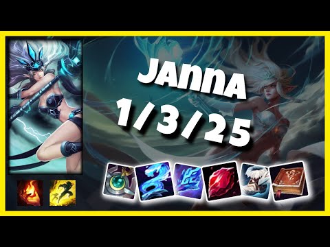 Janna Challenger Gameplay S11 Replay 11.4 Support (1/3/25) - NA