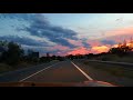 Conducción Al Atardecer
