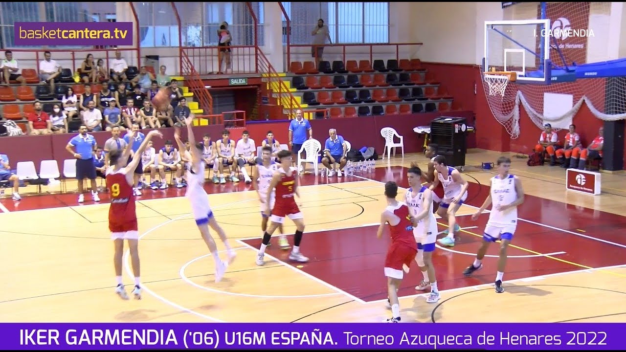 IKER GARMENDIA ('06) 2.01m Joventut Badalona. Con Selec. U16M ESPAÑA (julio 2022) #BasketCantera.TV