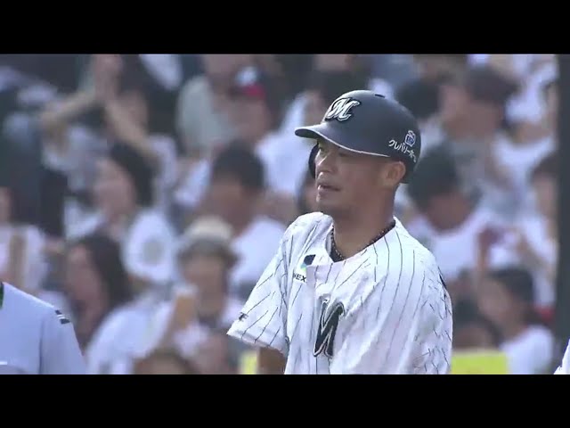 【1回裏】マリーンズ・福浦の先制タイムリー!! 2016/8/11 M-E