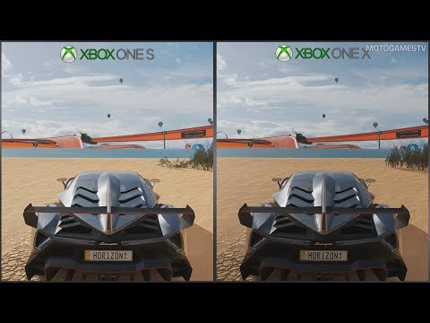 Forza Horizon 3 - Xbox One S vs Xbox One X - 1080p Graphics Comparison