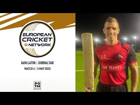 POTM: I.Latin - GIB vs MAL | Highlights | ECN Gibraltar T20I | 5 May 2023 | ECN23.004