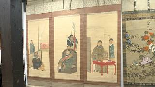 8月15日【びわ湖放送ニュース】徳圓寺で「寺宝虫干し展」