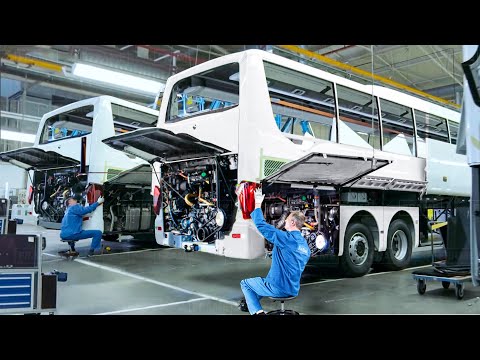 , title : 'Inside Billions $ German Factory Producing Massive Luxurious Bus - Production Line'