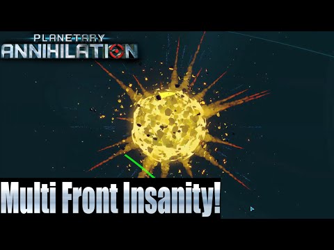 Planetary Annihilation 10 Player FFA - Multi Front Insanity!