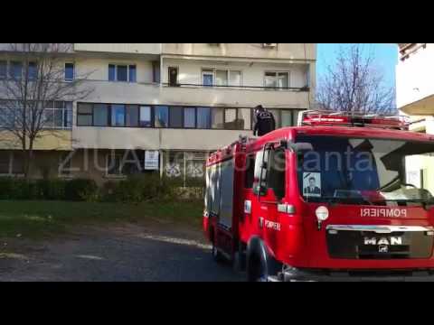 S-a dat alarma la pompieri. Intervenţie pe bulevardul Tomis