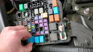 2017 Mazda Miata Fuel Pump Fuse & Relay, Starter Fuse & Relay