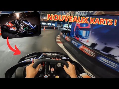 Karting Metz - Découverte des NOUVEAUX KARTS - Record du jour : 59.589