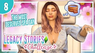 A DESERVED SPA DAY!💆 | Legacy Stories Challenge📚 | Part 8 | Gen 2 | The Sims 4