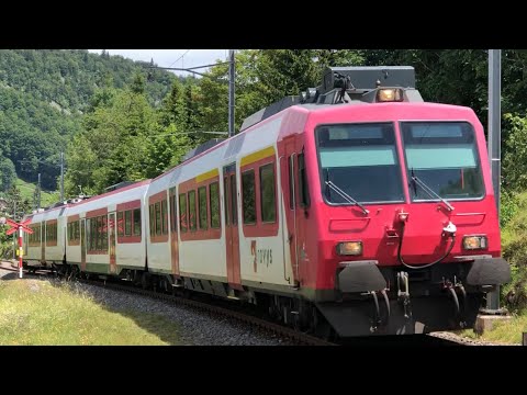 [FR/DE] Trafic ferroviaire/Bahnverkehr TRAVYS (PBr - Pont Brassus) - Transports Publics Suisses