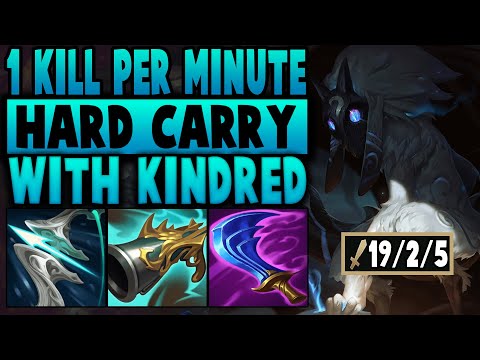 Dropping 19 kills In 19 Minutes with Kindred! Destroying Plat Elo With Kindred! - League Of Legends