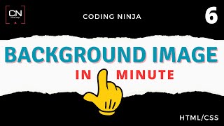 How to add background image in HTML and CSS | Coding Ninja