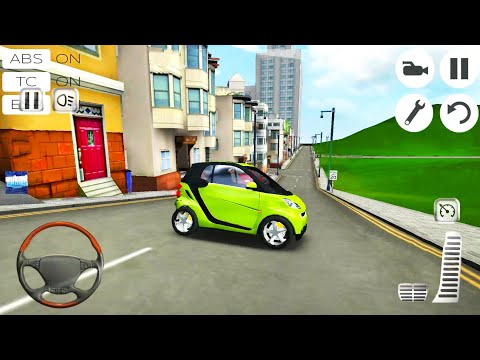 Small Fiat Car Driving In San Francisco - City Car Sim 3D - Android Gameplay