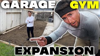 Building A Back Yard CrossFit Gym | Back Yard Expansion Episode. 2