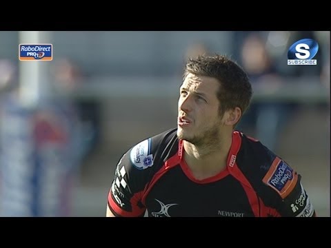 Jason Tovey Penalty - Newport Gwent Dragons v Connacht 23rd March 2014