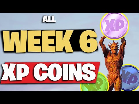 All week 6 XP coin locations - fortnite