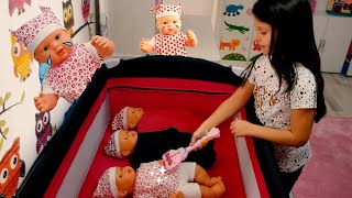 LEARN COLORS WITH THE  CUTE SLEEPLESS BABIES - THE MAGICAL NIGHT OF THE MOTHER P3