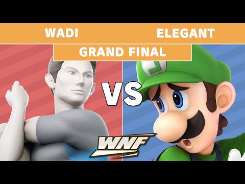 WNF 1.10 - WaDi (Wii Fit Trainer) vs  Elegant (Luigi) Grand Finals - Smash Ultimate