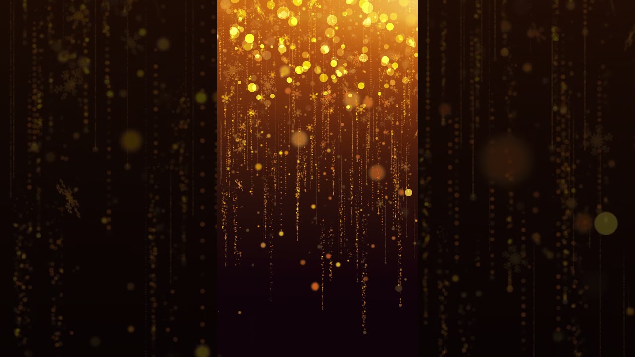 Free 4K Gold Glitter Happy New Year Background Video