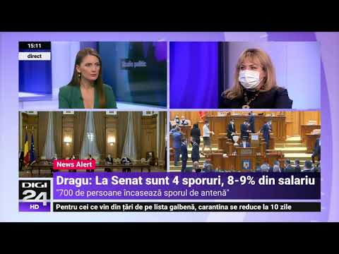 Anca Dragu: Nu sunt adepta sporurilor. Salariul trebuie să reflecte gradul de încărcare a muncii