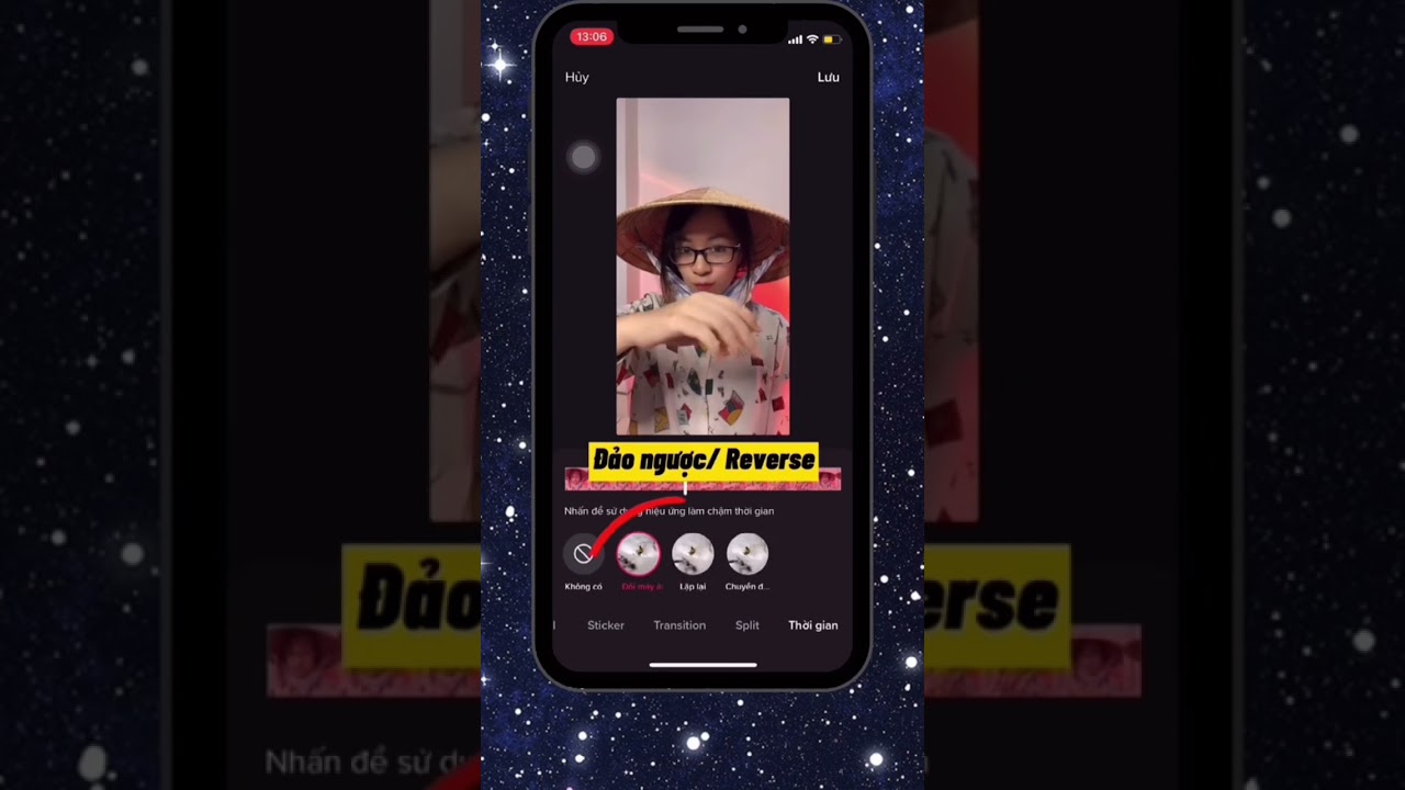 Cách tua ngược video TikTok #shorts