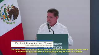 CULMINA LA VISITA DEL PRESIDENTE DE LA REPÚBLICA, ANDRÉS MANUEL LÓPEZ OBRADOR A DURANGO, CON MUY BUE