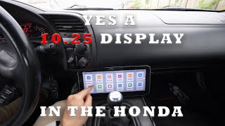 Revolutionary Honda S2000 Upgrade: Massive 10 Touchscreen for Wireless Apple CarPlay & Android Auto