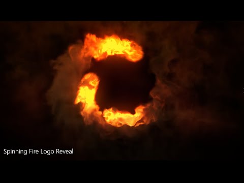 Spinning Fire Logo Reveal - (How to make a Logo Animation, Logo Intro and YouTube Intro)
