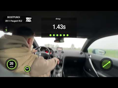 PEUGEOT RCZ 2.0HDI MT FWD 2011 STAGE-1. 0-100 ACCELERATION 