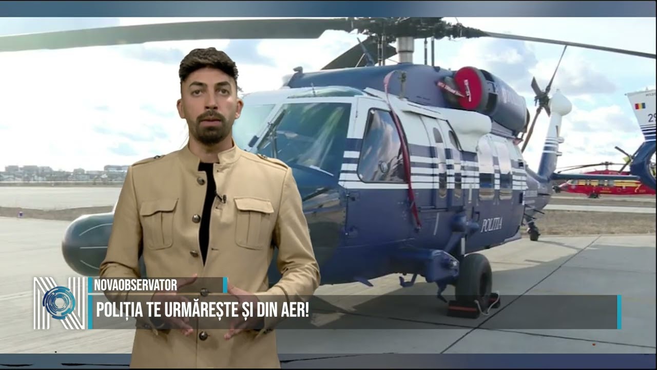 Poliția te urmărește și din aer!